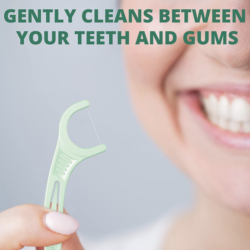 Plackers Micro Mint Dental Flossers, Travel Pack, Perfect Travel Size, Easy Storage, Dental Care On-The-Go, Fresh Mint Flavor, 12 Count - Image 4