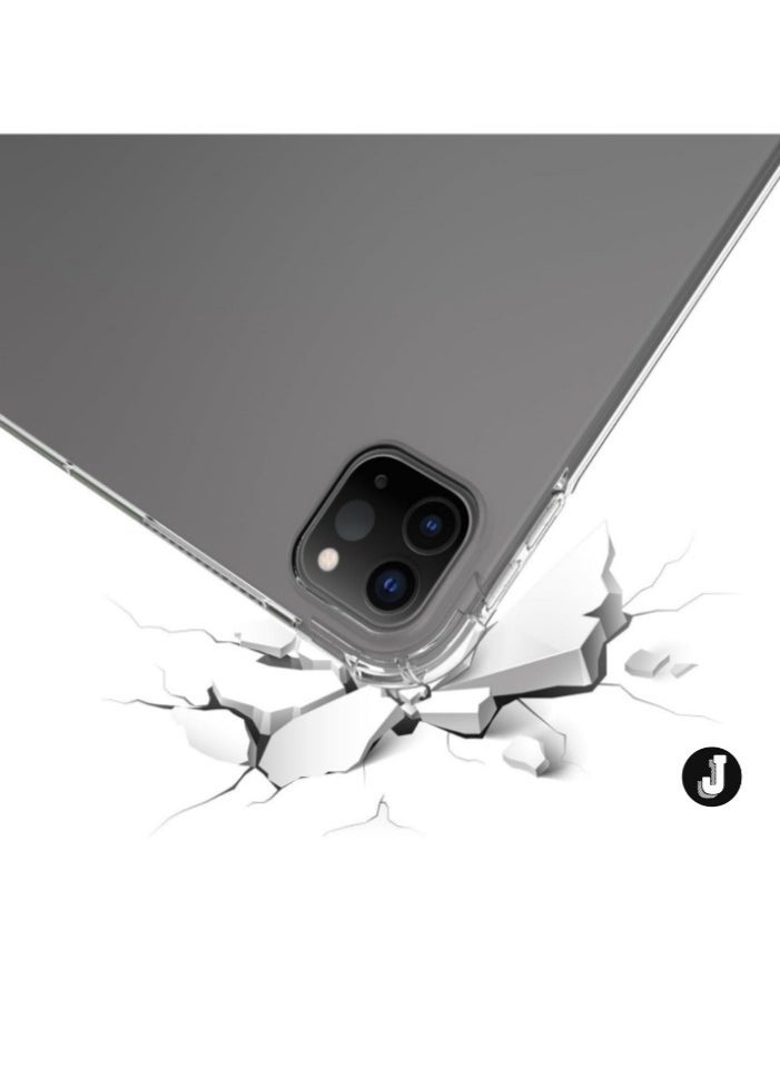 JAJEEK "Case for iPad Air 13" 2024 – TPU Soft Protective Cover, Anti-Scratch, Shockproof for iPad Pro 13 Inch (Clear)" - Image 3