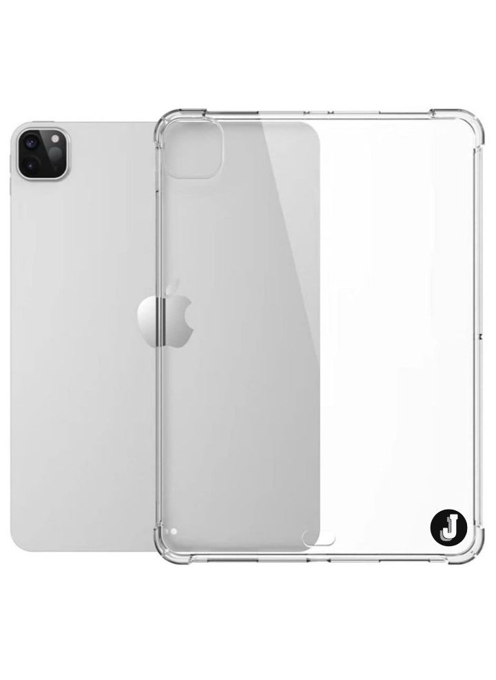 JAJEEK "Case for iPad Air 13" 2024 – TPU Soft Protective Cover, Anti-Scratch, Shockproof for iPad Pro 13 Inch (Clear)" - Image 1