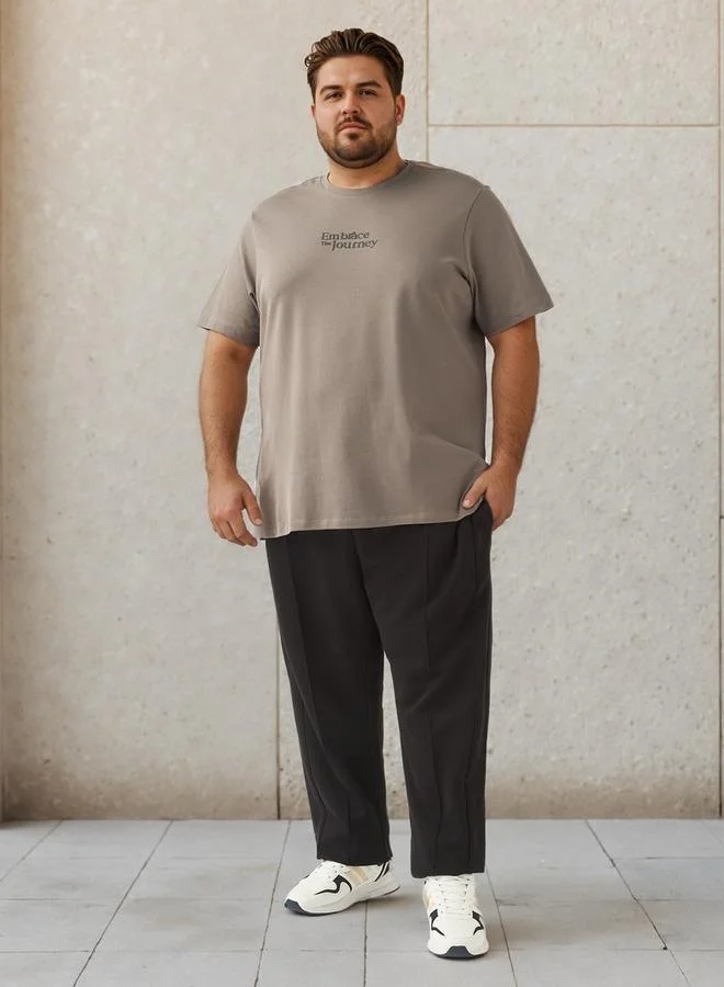 سبلاش فيڤ تيشيرت بطبعة شعار