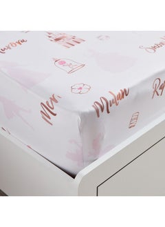 Home Box Princess Names Single Fitted Sheet 90 x 200 x 25 cm  - Image 4