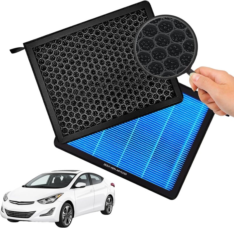 ZEZUT Honeycomb Structured Activated Carbon Cabin Air Filter for Hyundai and Kia Models - Image 1