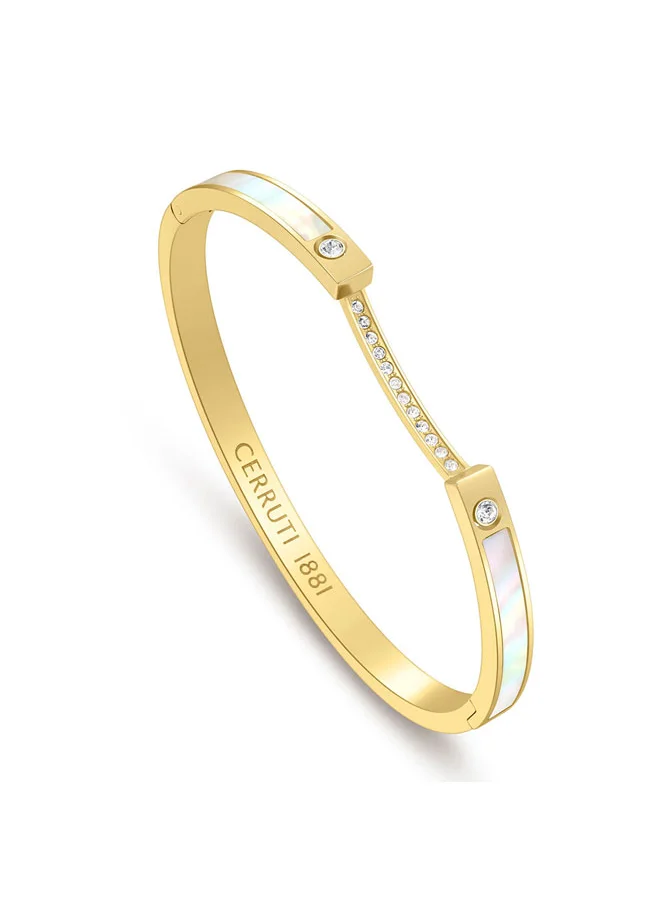 شيروتي 1881 Cerruti 1881 BRIDGE Gold Bracelet for Women – Elegant and Timeless Design