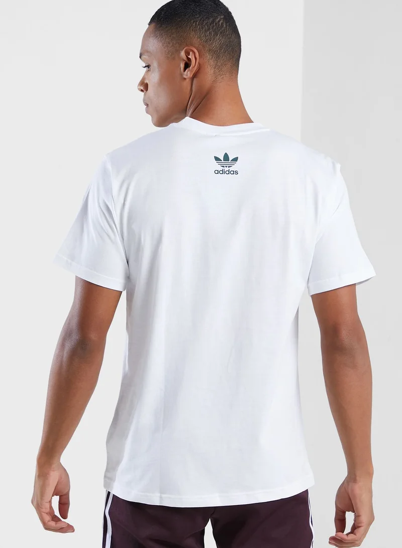 adidas Originals Cartoon Trefoil T-Shirt