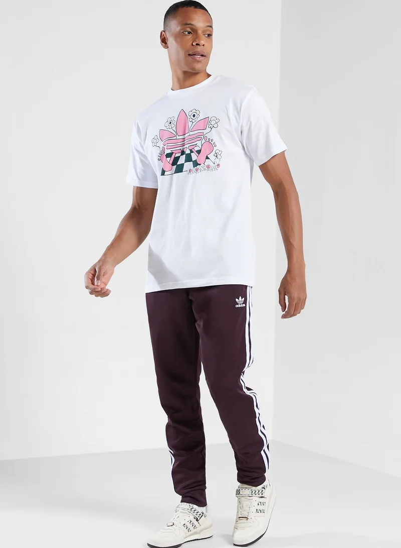 adidas Originals Cartoon Trefoil T-Shirt