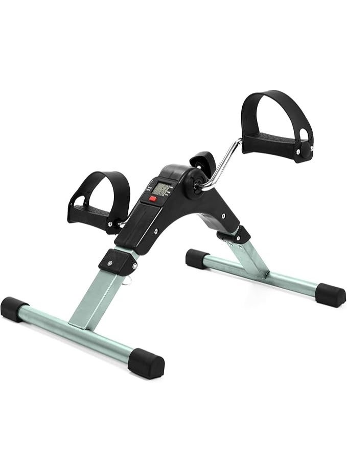 Foldable Fitness Pedal – Adjustable Resistance & LCD Display Arm and Leg Exerciser for Home and Office - Image 1