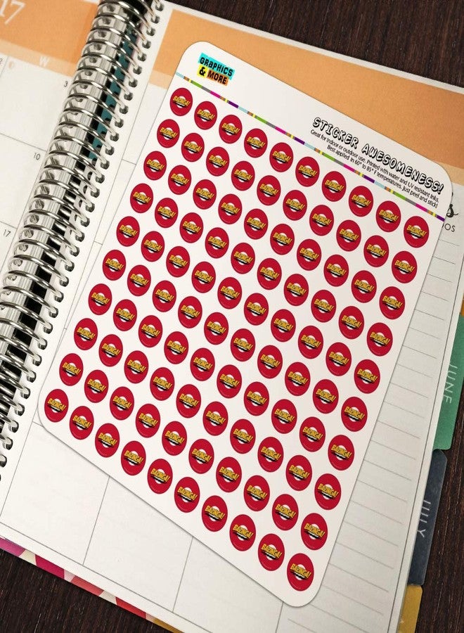 GRAPHICS & MORE The Big Bang Theory Sheldon Bazinga Planner Calendar Scrapbooking Crafting Stickers - Image 5