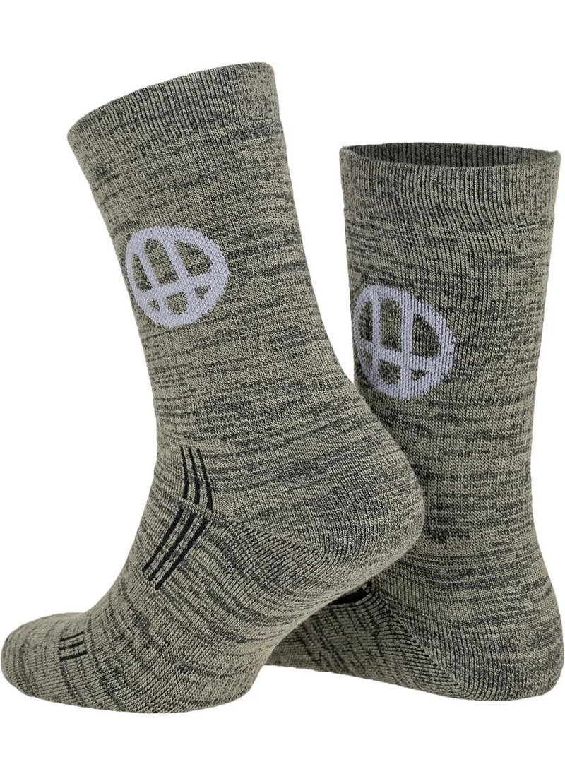 Oil Company Khaki Thermal Wool Socks Unisex