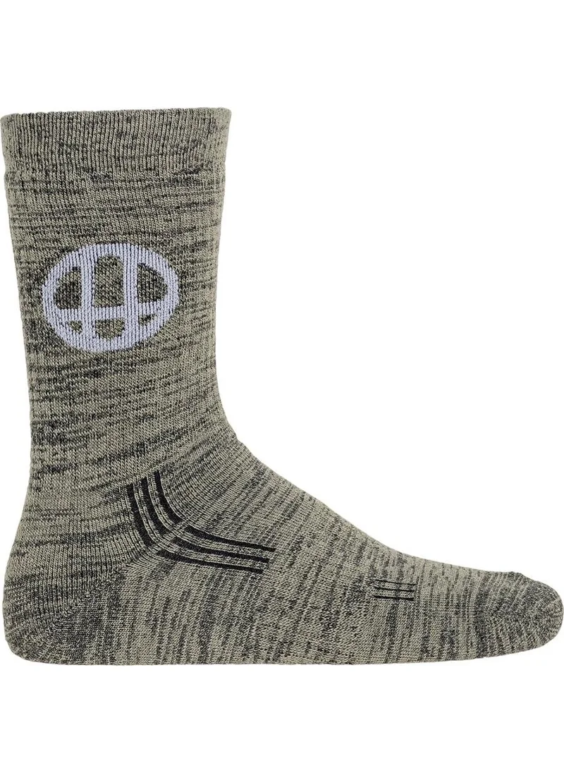 Oil Company Khaki Thermal Wool Socks Unisex