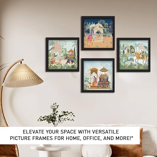 Rousrie Framed Art Painting For Home, Living Room, Hall | Traditional Paintings With Frame For Home Decor (Rajasthani) - Image 4