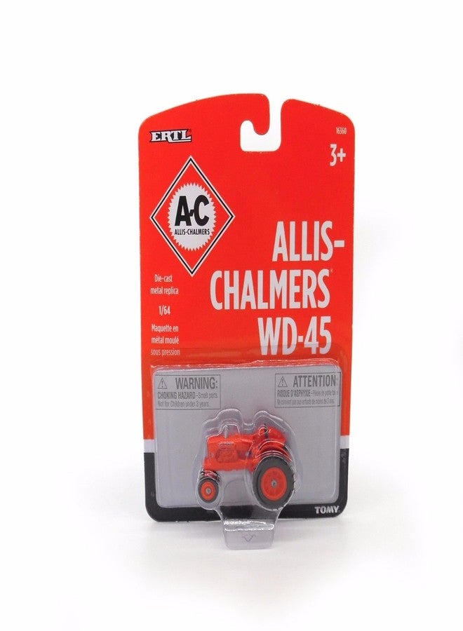 ERTL Allis Chalmers WD-45 Narrow Front Tractor 1:64 Scale - Image 3