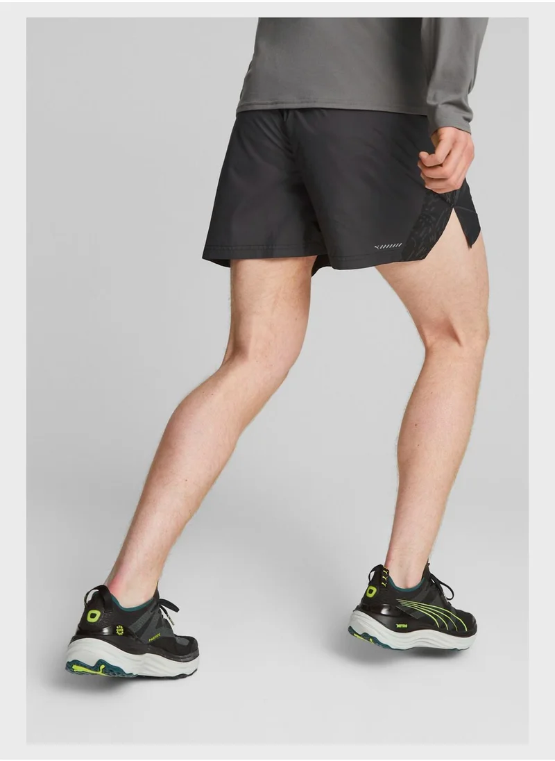 PUMA 5" Aop Run Shorts