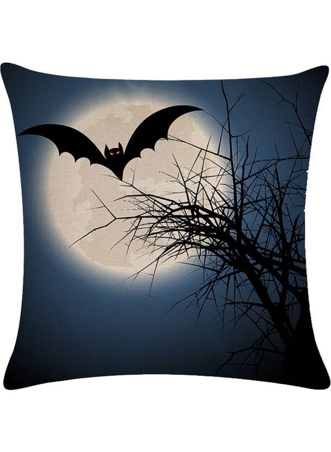 Themed Cushion Cover Blue/Black/Beige