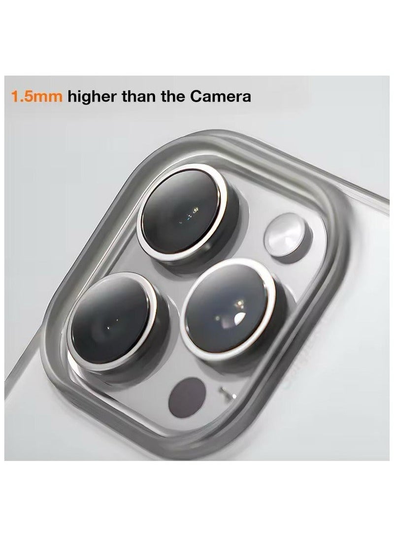 ACLIX Magsafe Luxury Matte Case for iPhone16 Pro Slim Magnetic Clear Shockproof Cover , (Desert titanium) - Image 5