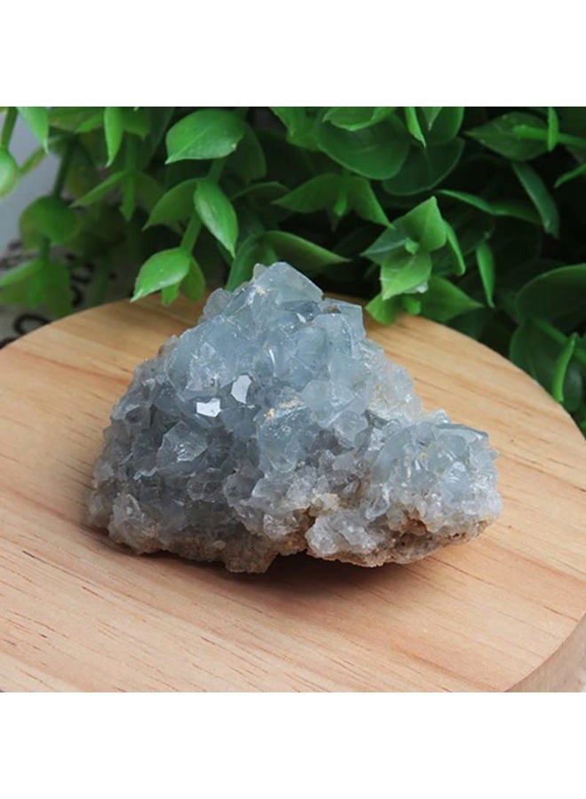 Acxico 1Pcs Celestite Cluster Large 2.5" - 3.5" Blue Celestite Gemstone Mineral Specimens - Image 2