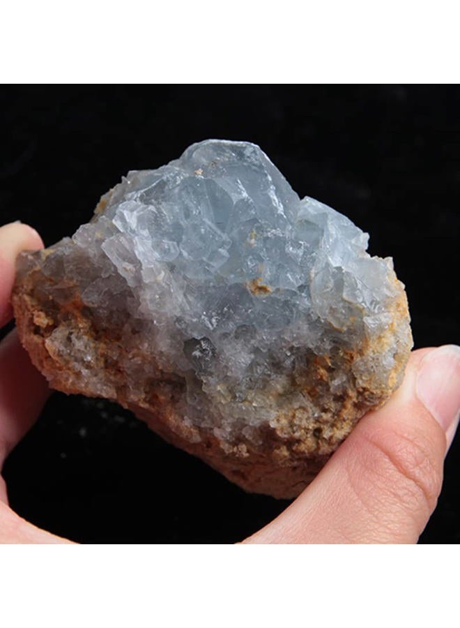 Acxico 1Pcs Celestite Cluster Large 2.5" - 3.5" Blue Celestite Gemstone Mineral Specimens - Image 4