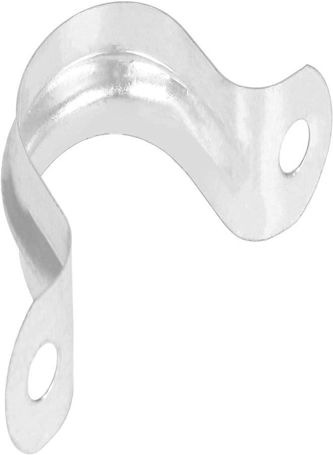 AConnet 100 Pack 3/4 inch U Clamp Metal Rigid Pipe Strap with 2 holes, Stainless Steel U Bracket Pipe Clamps Hanger Fit for 3/4 inch Pipes - Image 4
