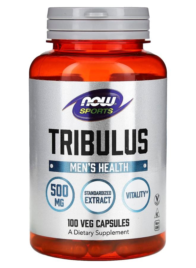 now تريبيولوس الرياضي لصحة الرجال 500 ملغ 100 كبسولة نباتية