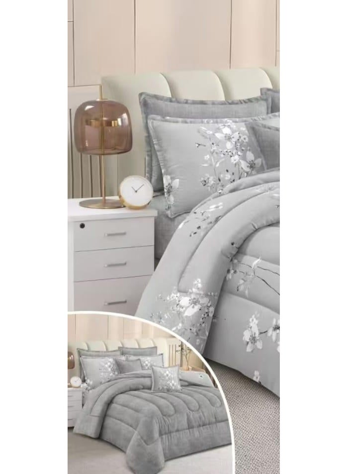 Red Rose Luxurious double bed sheet, printed, made of microfiber, size 240*260 cm - Image 2