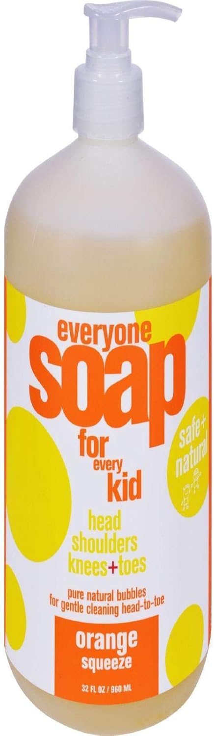 EO Essential Oil Products Everyone Soap for Every Kid Orange Squeeze  32 fl oz