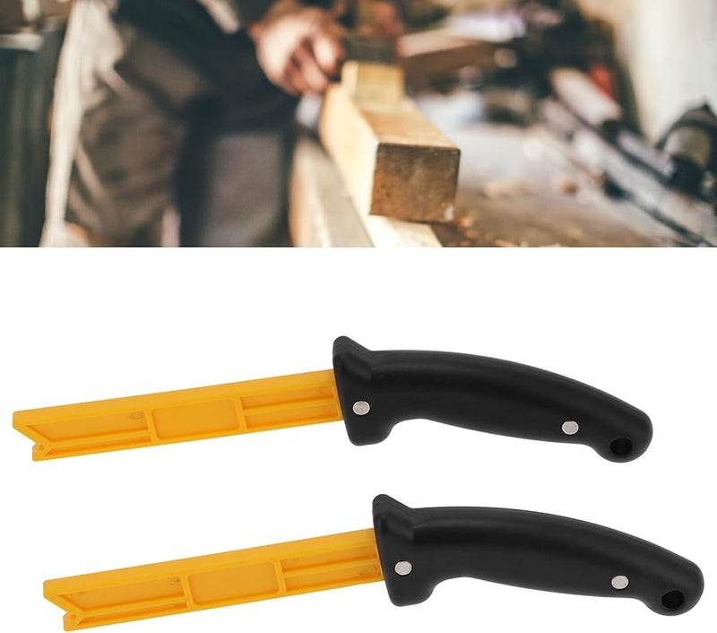 Anti Slip ABS Woodworking Magnet Push Stick For Table Band Arm Saw Bright Orange - Image 5