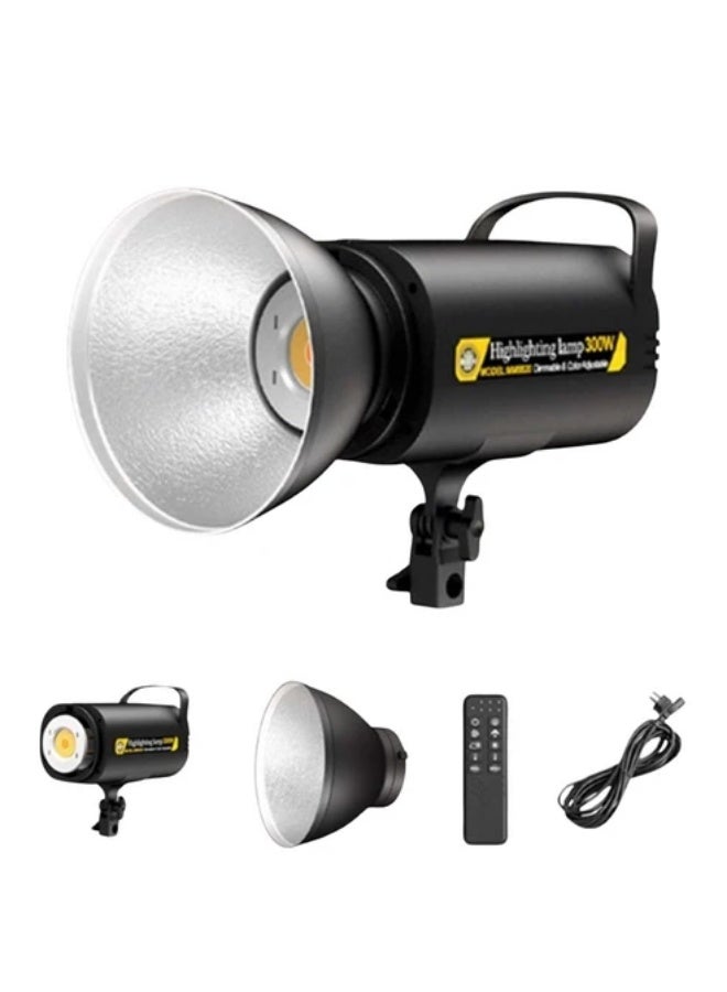 MM-8820 إضاءة فيديو عالية الوضوح 300 واط، إضاءة تصوير فوتوغرافي، إضاءة استوديو LED ثلاثية الألوان قابلة للتعتيم مع جهاز تحكم عن بعد - Image 2