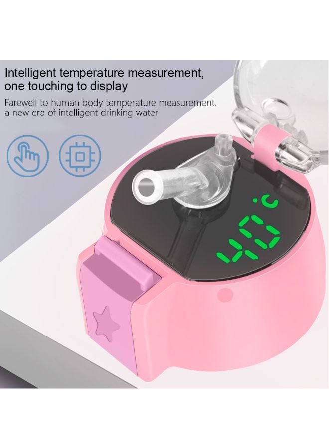 NIBEMINENT Vacuum Insulated Cartoon Animal Water Bottle Pink 26.5 x 10 10centimeter - Image 2