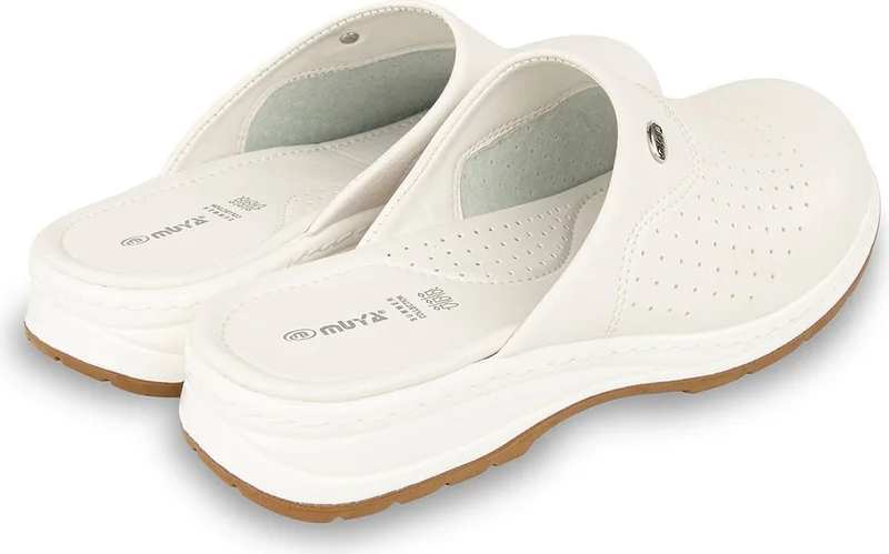 مويا Orthopedix Sabo Multi-Purpose Non-Slip Soled White Men's Slippers 31320
