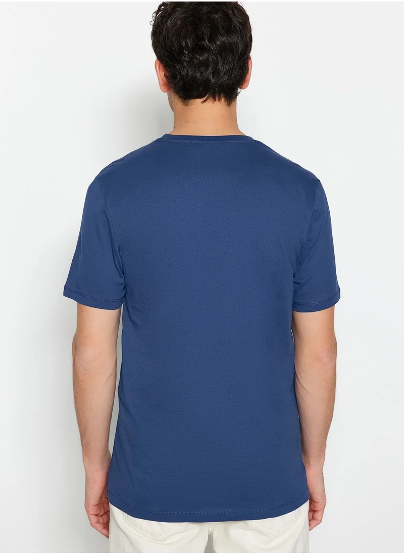 trendyol Text Print Crew Neck T-Shirt