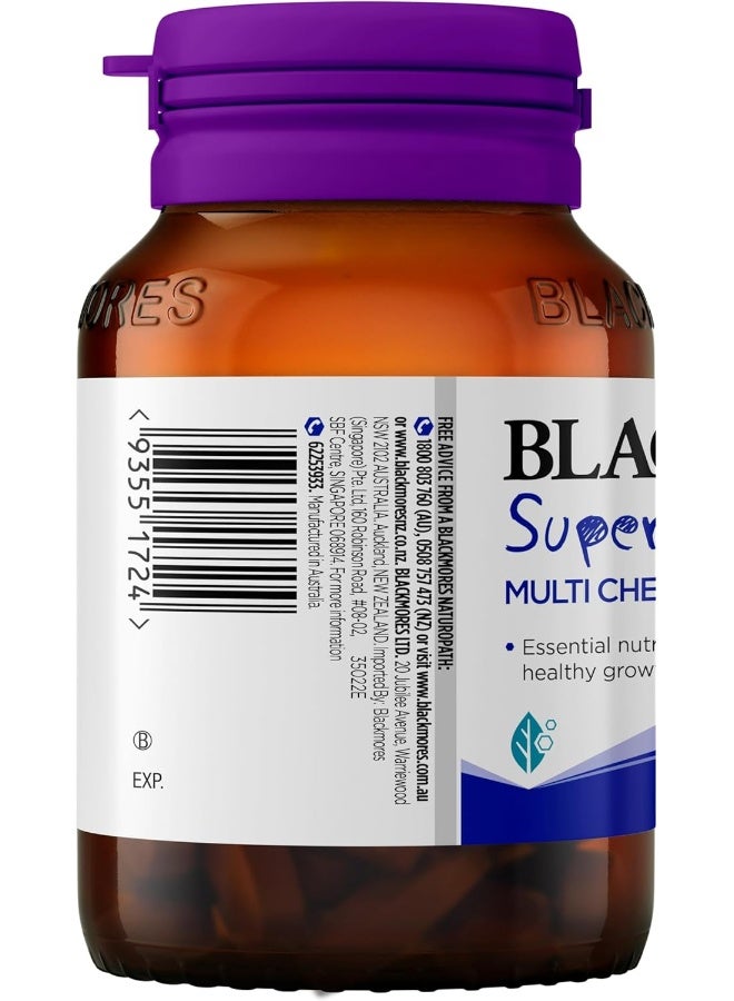 Blackmores بلاكموورز سوبر كيدز متعددة المضغ للأطفال - Image 2