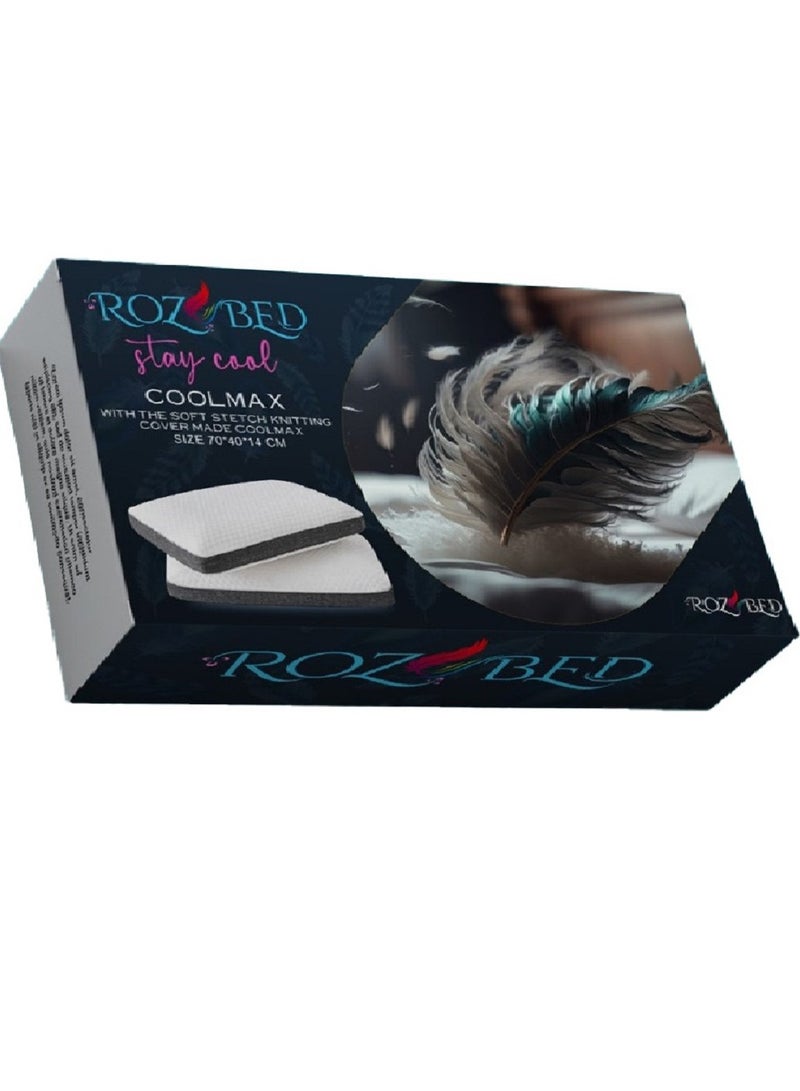 چينيرال براند وسادة روز يبقى باردًا، باردًا للغاية مع غطاء الحياكة الناعم المصنوع من مادة Cool Max - Image 1