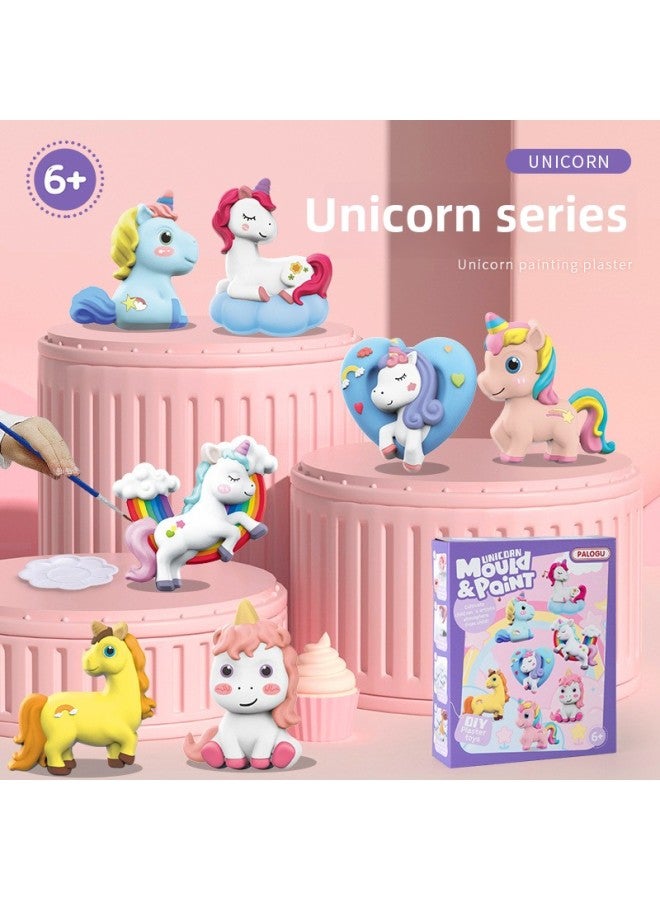 Handmade Diy Coloring Doll Dinosaur Graffiti Creative Stone Painting Children Toy Set Emotional Visual Intelligence Development-Color:(Birds Series) Gypsum Painted Suit - Image 3