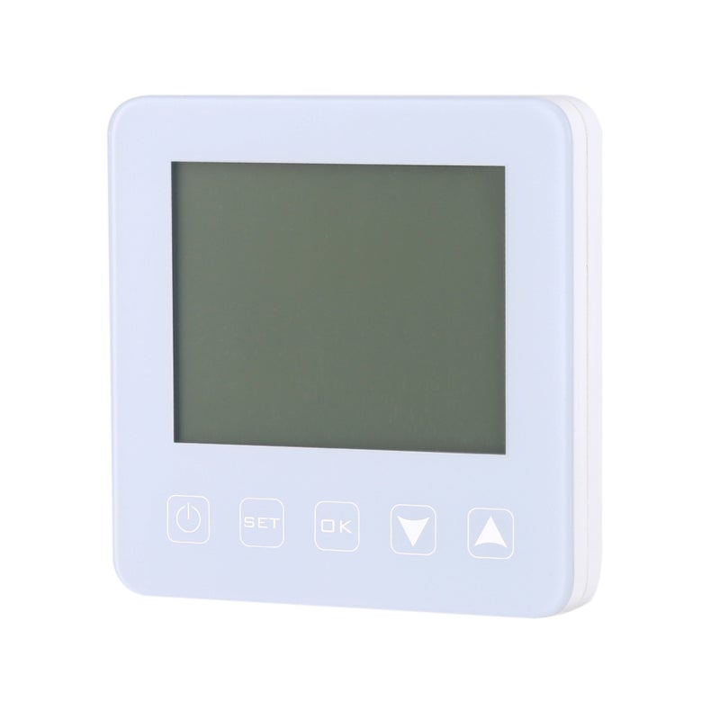 Programmable Thermostat: 0.5℃ Precise Control, Large Backlit LCD Screen - Anti-Interference Chip, Power-Off Memory for Home Electric Heating Systems - Image 4