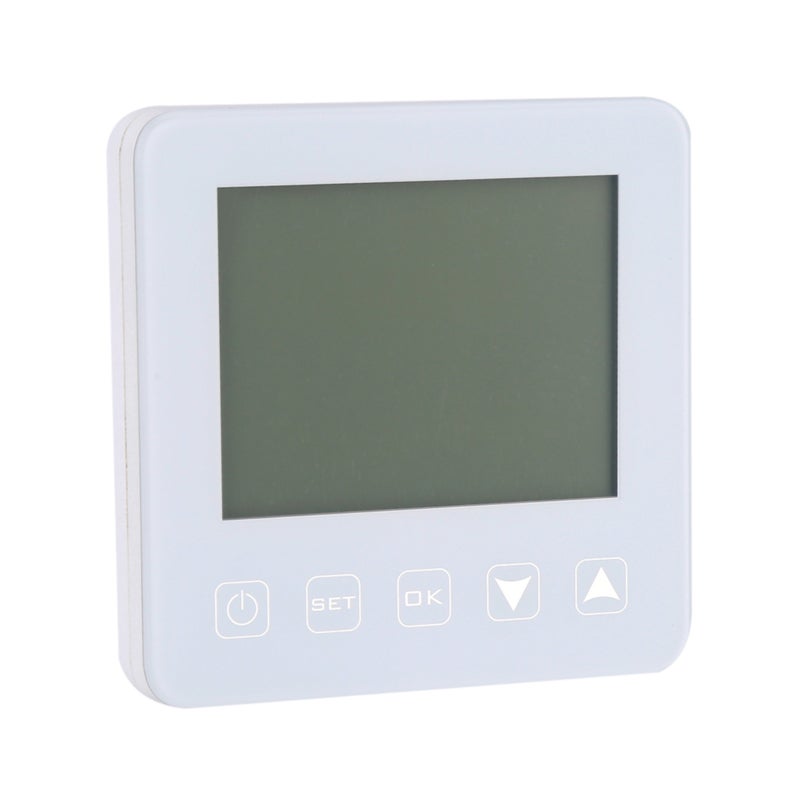 Programmable Thermostat: 0.5℃ Precise Control, Large Backlit LCD Screen - Anti-Interference Chip, Power-Off Memory for Home Electric Heating Systems - Image 3