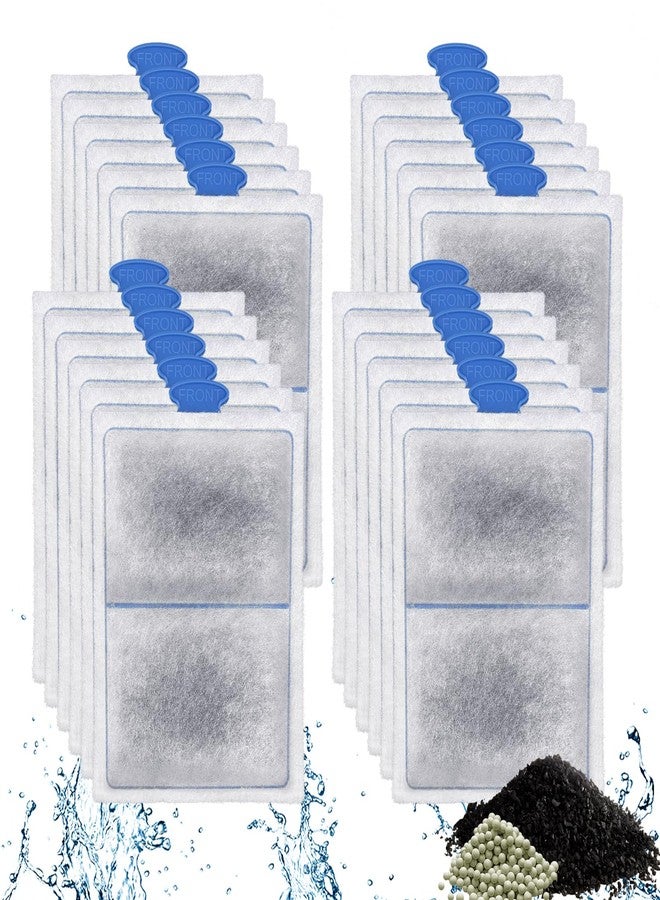driamor 24 Pack PF-L Fish Tank Filter Cartridges Compatible with PF20, PF30, PF40 and PF75 Power Filters, Aquarium Large Carbon Filters Cartridge Replacement - Image 1