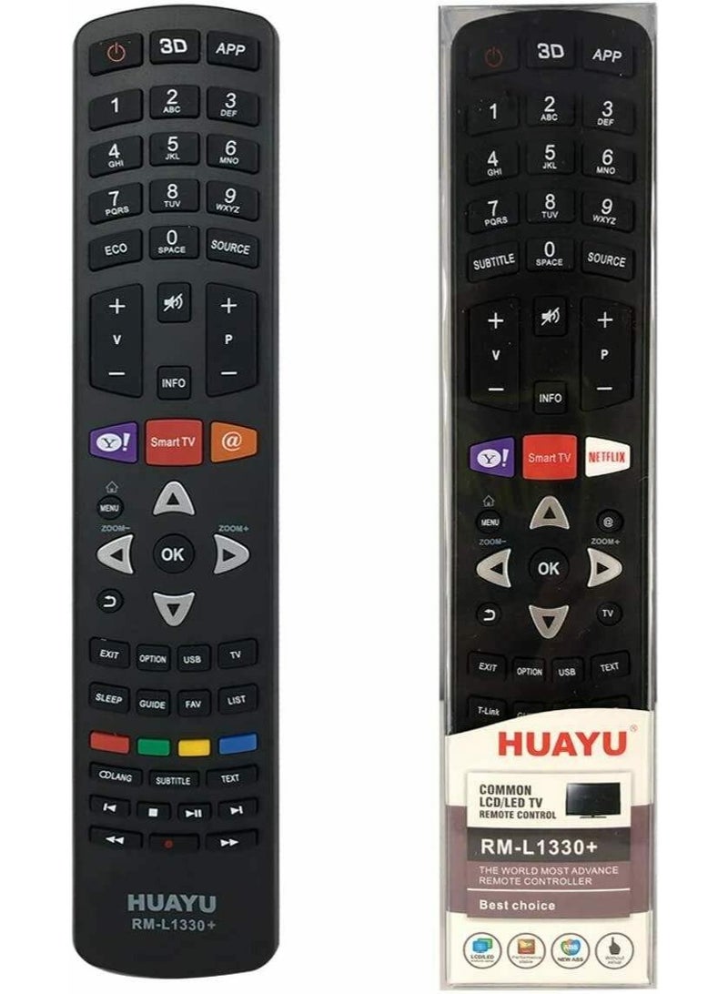 هوايو ريموت كنترول عالمي HUAYU RM-L1330+2 لتلفزيونات TCL الذكية LED LCD - Image 4
