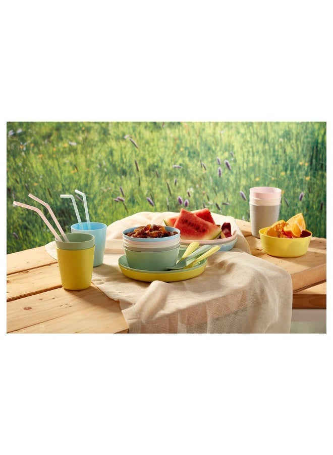 IKEA (IKEA) طقم أوعية KALAS من ايكيا مكون من 6 قطع | أوعية بلاستيكية ملونة للأطفال والكبار خالية من مادة BPA | خفيفة الوزن، - Image 4