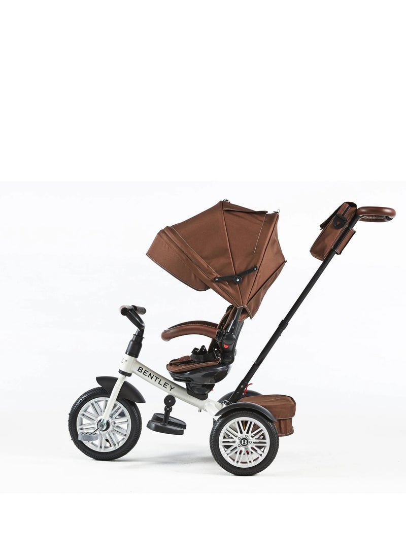 BENTLEY - Bentley 6 IN 1 Stroller Trikes - White Satin - Image 1