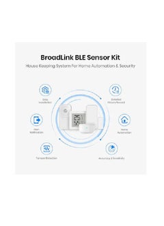 Broadlink BroadLink Sensor Kit Door Sensor Temperature and Humidity Sensor (CR2032)  - Image 3