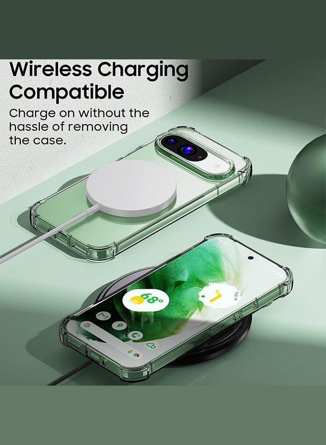 MARGOUN (for Google Pixel 9) 3 Packs TPU Case and 2 Screen Protectors Shockproof Soft TPU Bumper and Hard PC Back Case Anti-Scratch,Drop Protection,Slim Fit Gorilla Case Cover Clear - Image 4