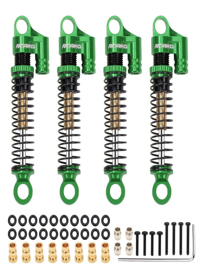 RCAWD ترقيات ممتص الصدمات RCAWD لسيارات الزحف FMS EAZYRC ROC HOBBY FCX24 بمقياس 1/24 و1/18، قطع غيار ممتصات صدمات أمامية وخلفية من الألومنيوم قابلة للتعديل # C3002 أخضر - Image 1