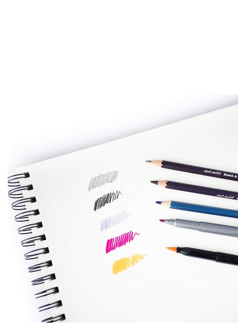 Mont Marte A4 Size Sketching Diary Drawing Pad 100 Sheets With 110gsm Thickness - Image 2