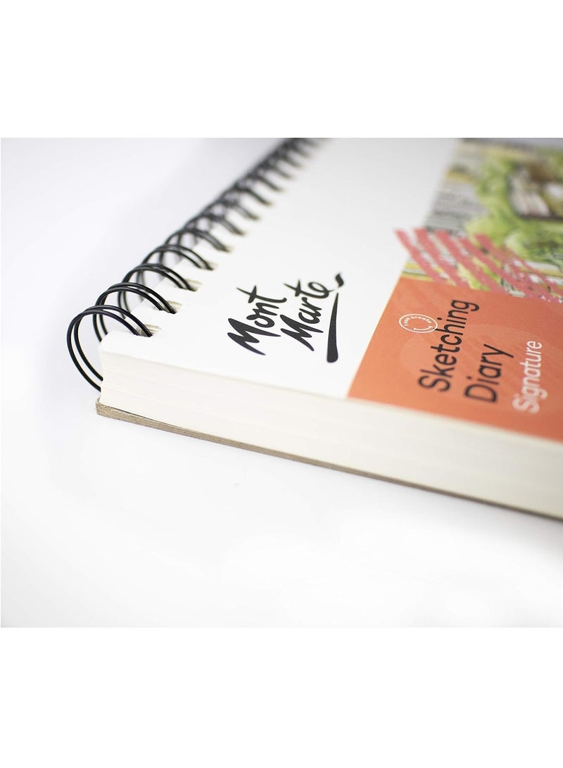Mont Marte A4 Size Sketching Diary Drawing Pad 100 Sheets With 110gsm Thickness - Image 3
