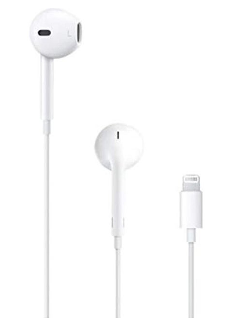 In-Ear Earphones With Lightning Connector White, Compatible with iPhone 14/13/12/SE/11/XR/XS/X/7/7 Plus/8