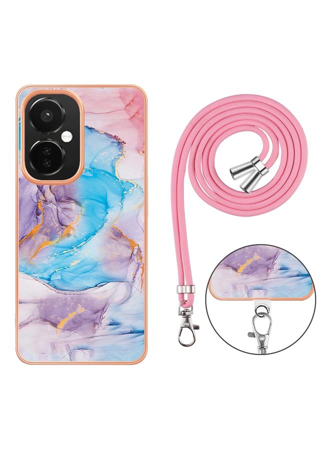 S-TOP Case For OnePlus Nord CE 3 Lite/Nord N30/OPP0 K11x Electroplating IMD TPU Phone Case with Lanyard - Image 2