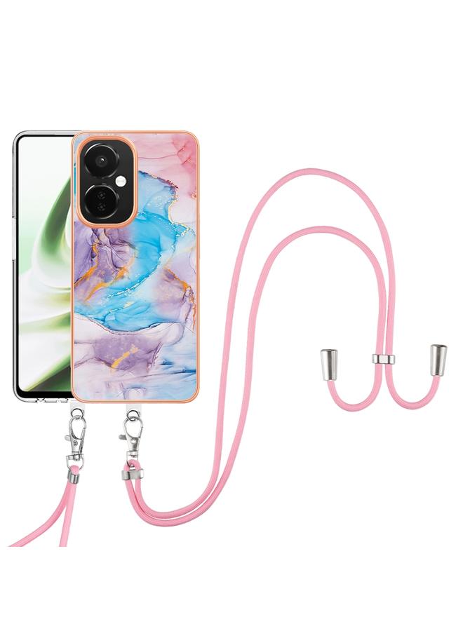 S-TOP Case For OnePlus Nord CE 3 Lite/Nord N30/OPP0 K11x Electroplating IMD TPU Phone Case with Lanyard - Image 3