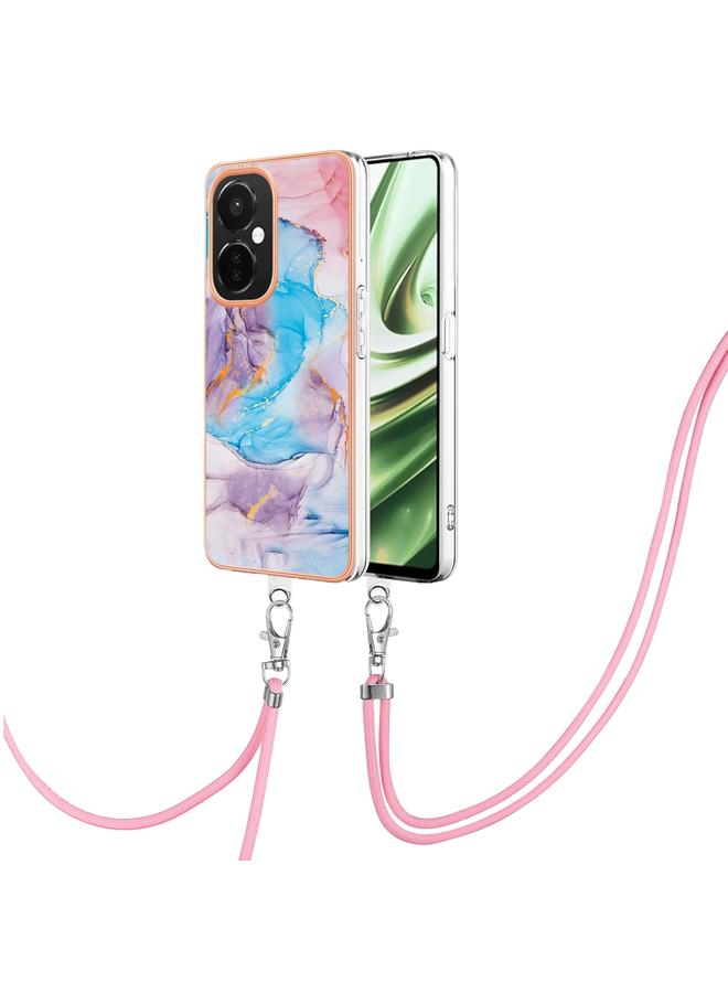 S-TOP Case For OnePlus Nord CE 3 Lite/Nord N30/OPP0 K11x Electroplating IMD TPU Phone Case with Lanyard - Image 1