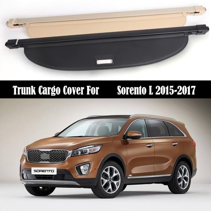 DEMULAX Trunk Cargo Cover for KIA Sorento L (2015-2017) - Image 3