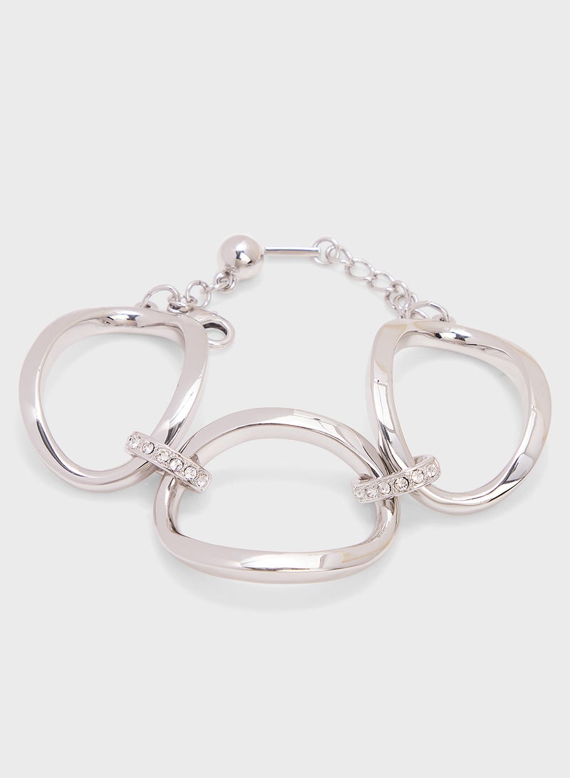 Karen Millen Oversized Chain Bracelet  - Image 1