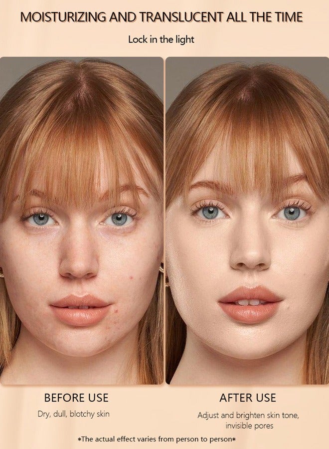 Anglicolor Mushroom Air Cushion CC Cream Concealer Moisturizing Foundation Primer Makeup（#02 NATRUAL NUDE） - Image 5